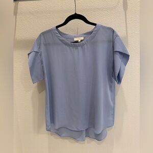 Elegant Sky Blue Women's Blouse